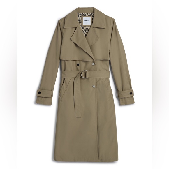 Jane Post Jackets & Blazers - Jane Post Khaki Trench Coat